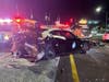 A driver is facing multiple DUI charges after crashing into a parked Florida Highway Patrol Saturday night. 
