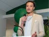 Kevin Knox II speaks at the dedication ceremony for the fieldhouse named in his honor.
