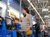 The remodeled store features Walmart Pay, a scan-and-go payment option.