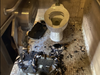 At Highland Pines Park, vandals set multiple fires inside the restroom facilities, burning toilet paper and paper towels.