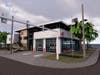 Artist renderings show the new Station 46 when it's completed next summer. 