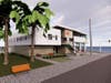 Artist renderings show the new Station 46 when it's completed next summer. 