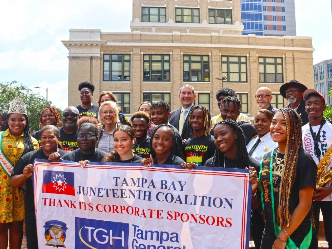 Tampa hosted its third annual Juneteenth Flag-Raising Ceremony and Festival Friday.