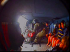 The Coast Guard rescued seven people Saturday after their 39-foot boat was struck by lightning 100 miles offshore of Clearwater.