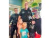 Pinellas County sheriff's Deputy Bo Bauman and Sgt. Gregory Horton spotted a group of kids with their parents enjoying breakfast and decided to strike up a conversation after one of the kid waved at them. 