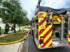 In the nick of time, Hillsborough County Fire Rescue crews arrived at a house fire on Dovesong Trace in Ruskin, preventing an attic fire from spreading and destroying the home. 