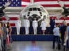 Coast Guard Air Station Clearwater​ crew members held a change of command ceremony June 29 in which Capt. Scott Phy relieved Capt. Joseph McGilley as the commanding officer.