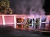 Fire rescue received a 911 call at 12:09 a.m. reporting smoke coming from a building at the storage facility.