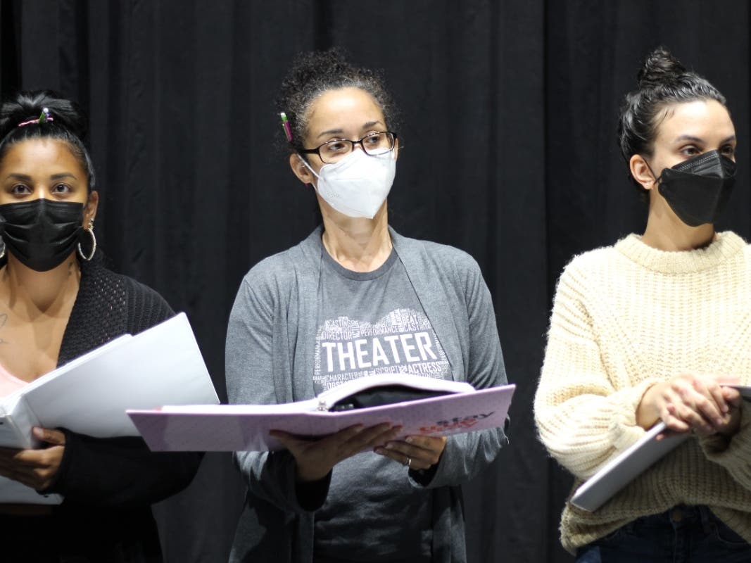 Actors Jessy Julianna, Isabel Natera and Marlene Peralta rehearse for "Anna in the Tropics" in May. Stageworks Theatre, Tampa’s longest-running professional theater company, prepares to raise the curtain on its 40th season.