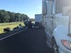 Portions of Interstate 4 were closed several hours Sunday morning when a tractor-trailer truck failed to stop for congestion ahead.