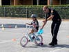On July 14, Treasure Island Fire Rescue gave kids safety tips during a bicycle rodeo and outfitted each child with a new bicycle helmet. 