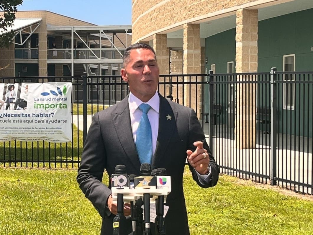 Sheriff Cal Henderson explains the details of what occurred before and after the accidental shooting in the Lennard High School parking lot.