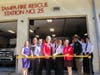 City fire officials gather to celebrate the opening of the newly renovated Station 25.