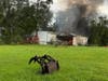 Although the RV was a total loss, firefighters were able to get the blaze under control in 20 minutes and stop it from spreading to the home. 