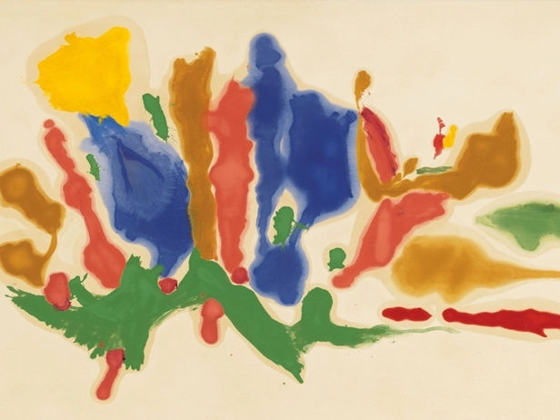 Helen Frankenthaler, Cool Summer, 1962, oil on canvas, 69 3/4 x 120 inches (177.2 x 304.8 cm) © 2022 Helen Frankenthaler Foundation, Inc. / Artists Rights Society (ARS), NY.