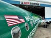 Frontier Airlines celebrated the arrival of “America’s greenest aircraft” Tuesday, unveiling its new Airbus A321neo at Tampa International Airport.