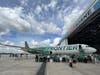 Frontier Airlines celebrated the arrival of “America’s greenest aircraft” Tuesday, unveiling its new Airbus A321neo at Tampa International Airport.