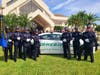 Members of the Clearwater Police Department Honor Guard were among those attending the memorial for Deputy Blane Lane.