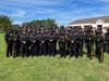 A large contingent of law enforcement officers including members of the Largo Police Department were on hand for the memorial.