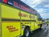 Eight people were taken to hospitals including one patient in serious condition. 