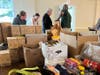 Nonperishable, non-expired food items are being collected to support families in need.