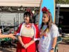 Dr. Gina Schell, Arthritis Foundation Tampa Board Chairwoman, and daughter Sophia are interviewed during the Jingle Bell Run for arthritis in December 2022