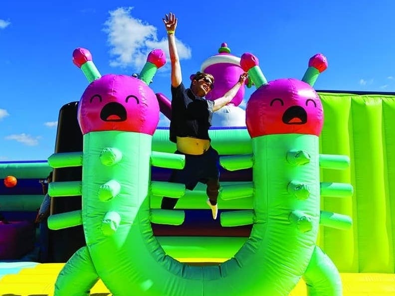 Guinness-Certified World's Largest Bounce House Inflates In Tampa ...