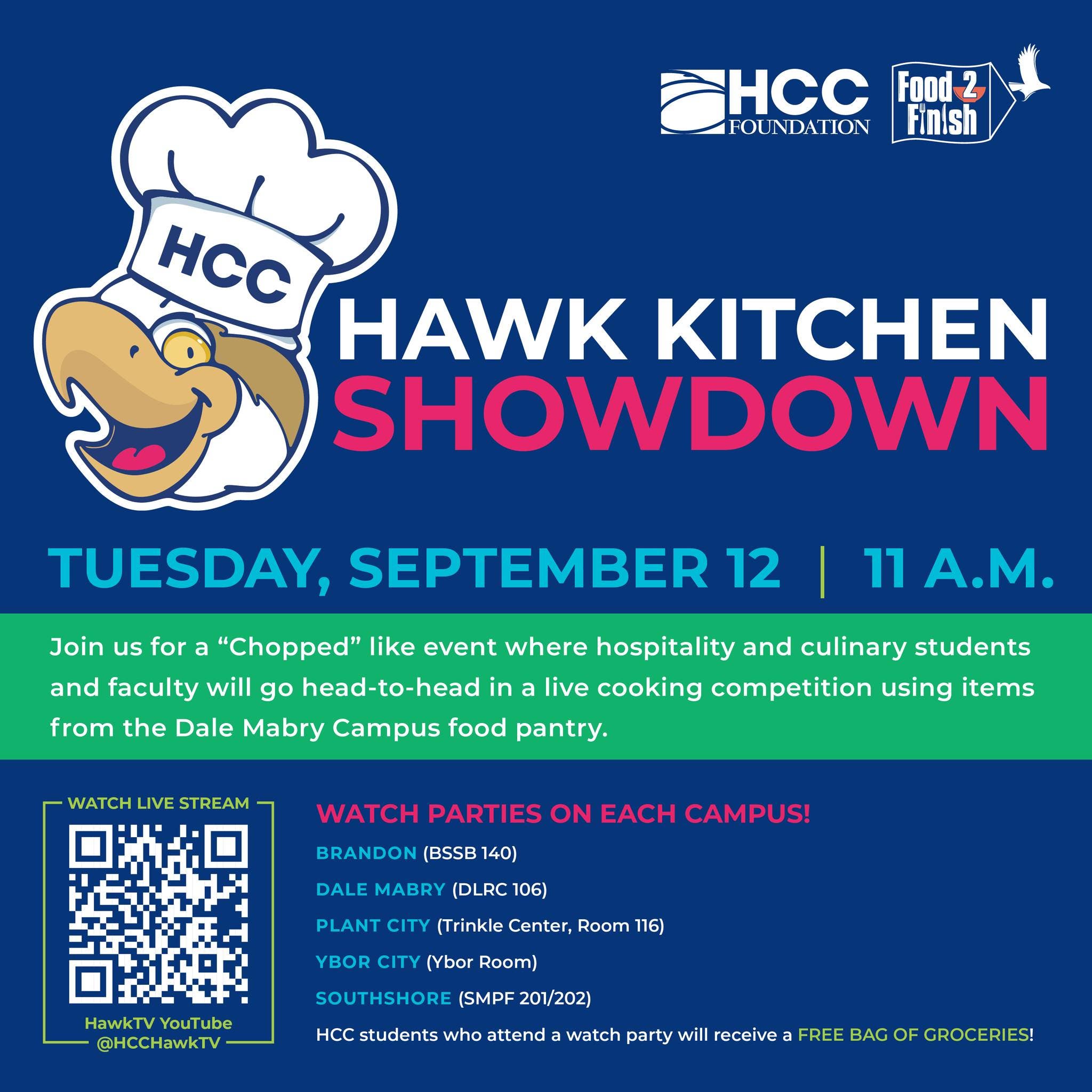 Sep 12 | Hawk Kitchen Showdown | Carrollwood, FL Patch