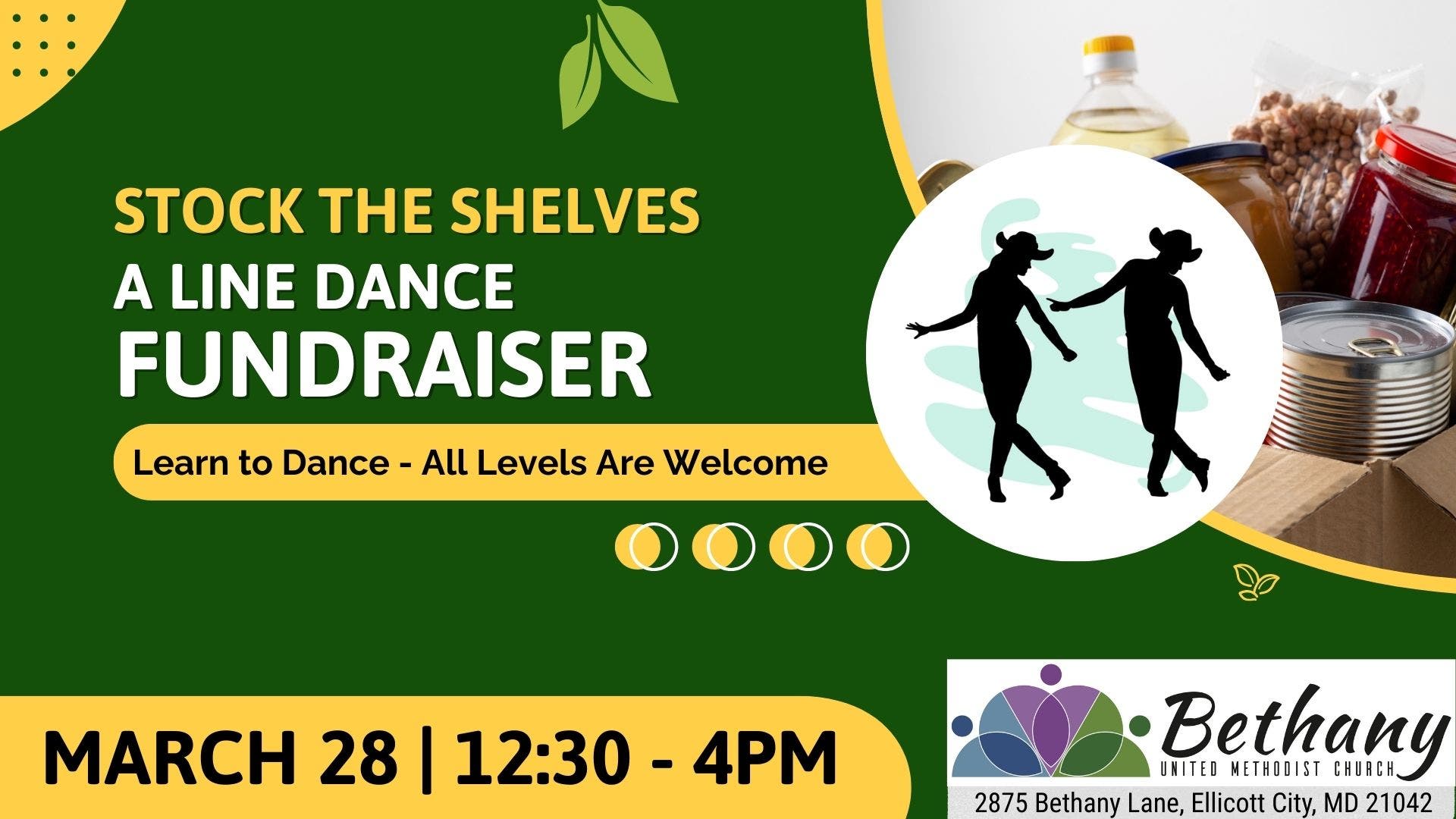 Stock the Shelves Line Dance Fundraiser