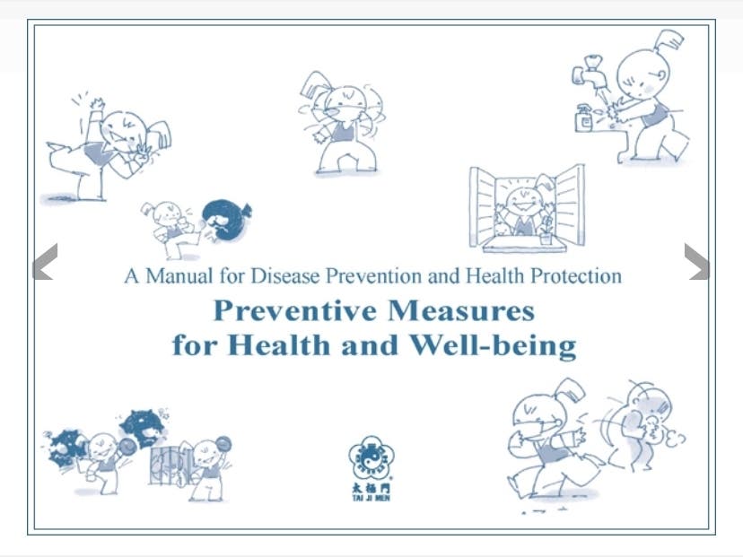 A manual for disease prevention and health protection features “three don’ts” and “five do’s.