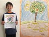 Eight-year-old Halvard Kung from the USA revealed his ambitious plan to build microscopic robots which would “kill diseases, infections and cancers.” He also drew a “Love Tree” with “Conscience” as the nurturing root. 