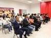 Cupertino Mayor Darcy Paul, first row, second from left, along with other attendees, conducted a "60-second silence" at Tai Ji Men Qigong Academy San Jose to pray for global peace and security.