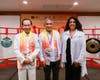 From left, Dr. Hong, Tao-Tze, President of FOWPAL; Hon. John Briceño, Prime Minister of Belize; and Patricia McDougall, CEO of Patricia’s Professional Photos.
