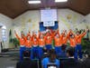 Young FOWPAL members perform a cultural presentation at the Prayer & Praise Assembly in The Bahamas, featuring two songs: “The Power of Peace and Love” and “A Prayer for Peace.”
