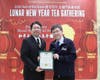 Dr. Chia Yu Teng, Diamond Bar City Councilmember, presents a certificate of recognition on behalf of the entire city council in appreciation of Tai Ji Men Qigong Academy’s contributions and service to the community. 
