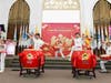 The event opens with the powerful Tai Ji Men Celestial Drum performance. The inspiring drumbeats energized the audience.
