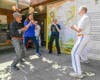 Attendees experience Tai Ji Men’s unique kung fu tea.
