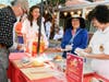 Attendees happily make tangyuan (glutinous rice balls).
