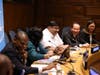 A panel of leaders share a moment of laughter at a side event during the 59th Session of the United Nations Commission on Population and Development (CPD59), Monday, April 13, 2026 at U.N. headquarters.
