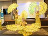 FOWPAL members perform the “Golden Peacock” dance at the World Leader Summit of Love and Peace, symbolizing peace, hope, and blessings.
