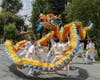 Moving as one in heart and spirit, the Tai Ji Men dizi work in perfect harmony to make the “Warm Sunshine Dragon” soar and dance under the blue sky, bringing it to life with extraordinary majesty. 
