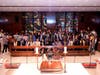 Attendees pose for a group photo during a forum on love and peace at  777 UN Plaza in New York on September 24, 2026.
