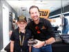 Matthew Kovacs and NASCAR driver Kurt Busch