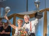 2018 Dancing with the Senior Stars of Orland Township winners Connie Logan and Art Morgan