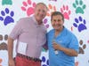 Orland Township Supervisor Paul O’Grady (left) with NBC Chicago’s Andy Avalos who returned for a second year to emcee Pet-Palooza’s pet contests.