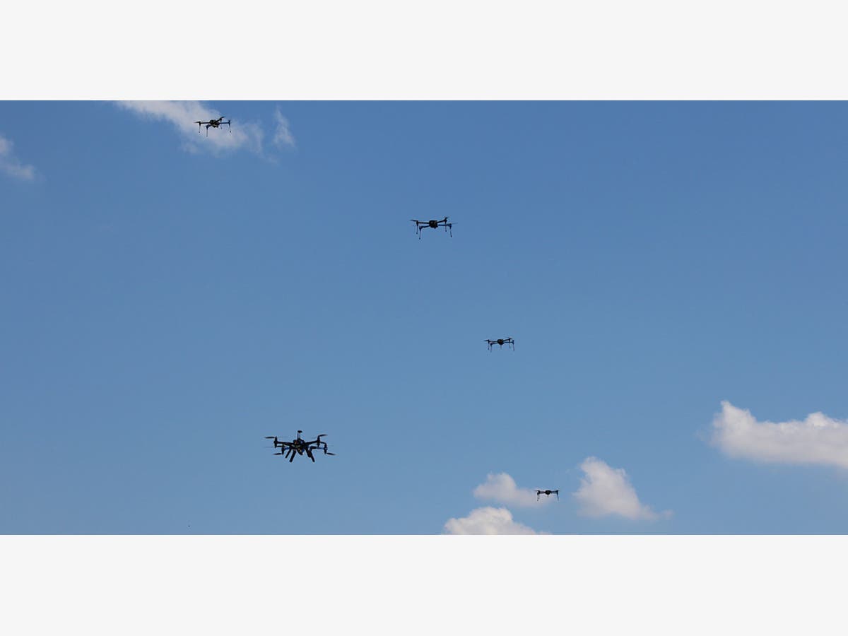 Rotary wing swarm flights being tested at the OSU Unmanned Aircraft Flight Station