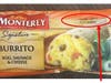 Recalled El Monterey burritos - individual wrapper