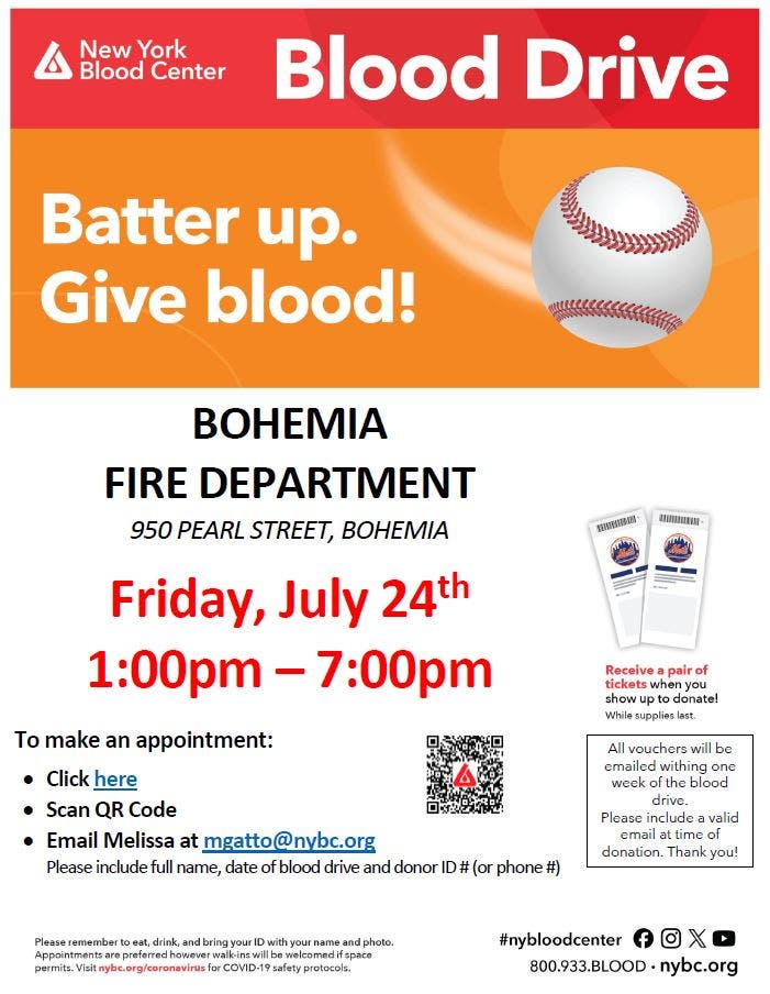 New York Blood Center Blood Drive