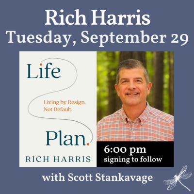 Chapel Hill Author Rich Harris Launches LIFE PLAN at Flyleaf Books on September 29th
