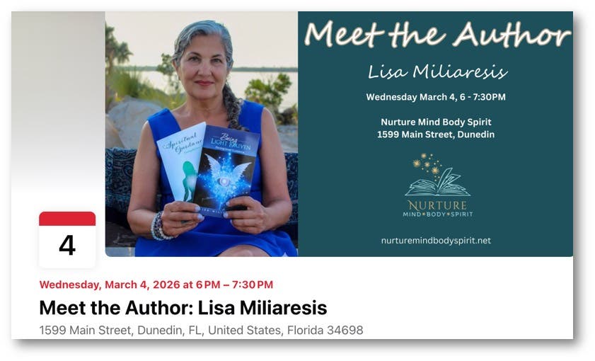 Meet The Author - Lisa Miliaresis, Medium Lets talk about Mediumship and Intuitionn